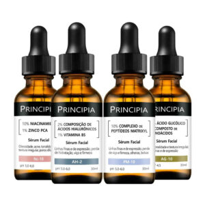 mall inline badgeKit 4 Séruns Principia Niacinamida + Hialurônicos + Peptídeos + Glicólico