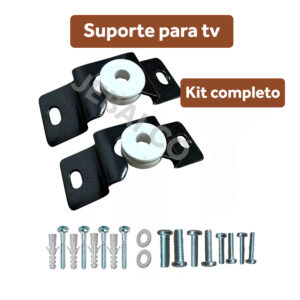 Suporte para Tv Universal Fixo Led Lcd Plasma 10 24 32 43 50 55 até 100’’ Polegadas para Parede ou Painel
