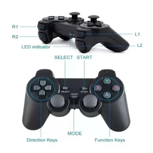 Vídeo Game Stick 30Mil Jogos Console Retrô Antigo Sem Fio 64GB 2 Controles Portátil Envio Imediato