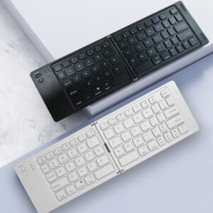Teclado e rato Sem Fio Bluetooth Universal Dobrável Portátil -H6